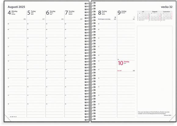  Kalender 2025 Business VIP refill