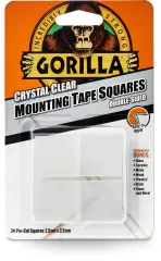  Gorilla tejp monterings-rutor 24st, 2,5x2,5cm