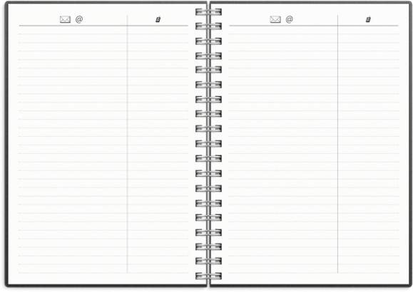  Kalender 2023 Lilla Noteskalendern svart konstläder