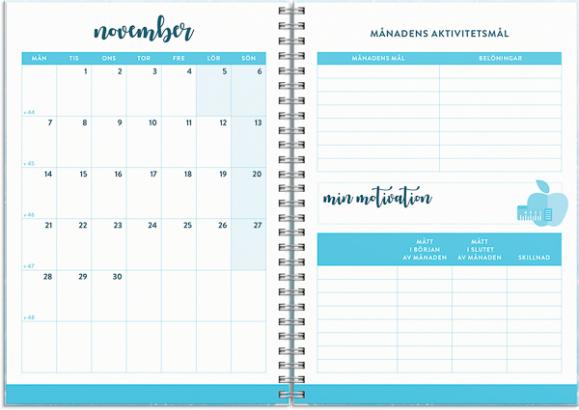  Kalender 2022 Fitness & Food Planner