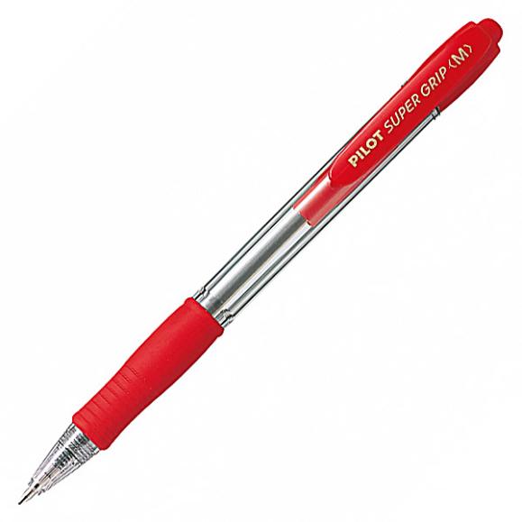  Kulspetspenna Pilot Super Grip röd medium