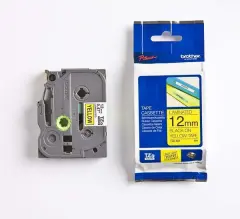  Märktejp Brother TZe-631 12mm svart/gul