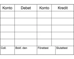  Konteringsstämpel 66x54mm svart infärgning (K1104)