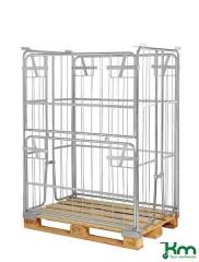  Pallcontainer för Eur-pall, 1200x800x1500mm