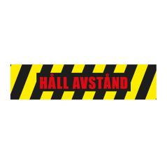  Dekal "Håll Avstånd" 50x12cm 5 st