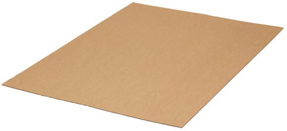  Pallmellanlägg ark 750x1150mm enkelwell 4mm brun