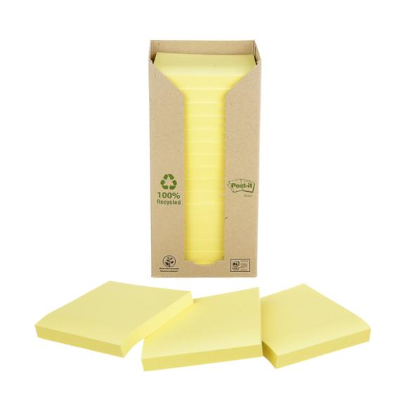  Post-it Green Line 76x76mm gul
