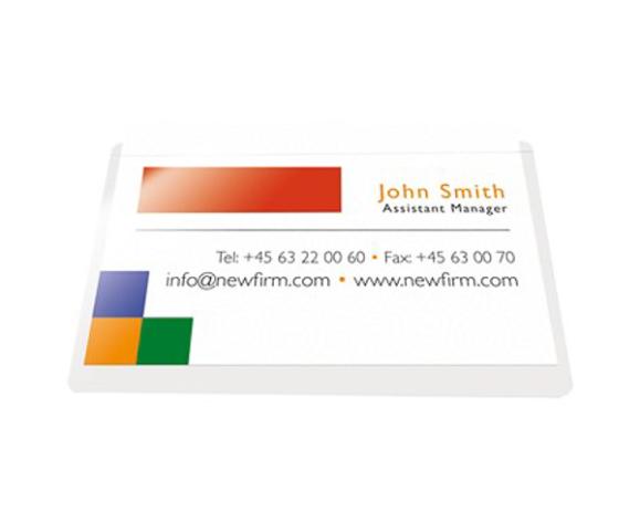  Visitkortsficka 95x60mm självhäftande