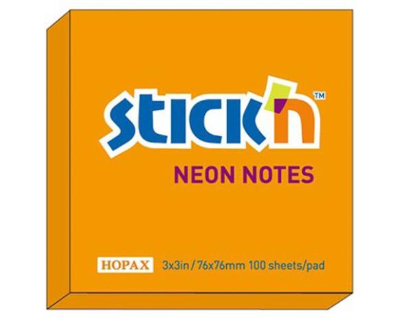 Notes 76x76mm neonorange