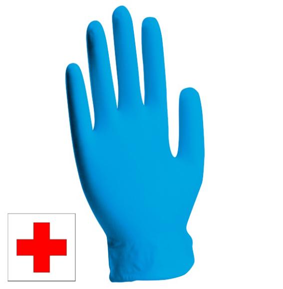  Engångshandske MegaClean nitril puderfri blå