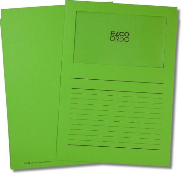  Aktmapp A4+ av papper med fönster med linjering