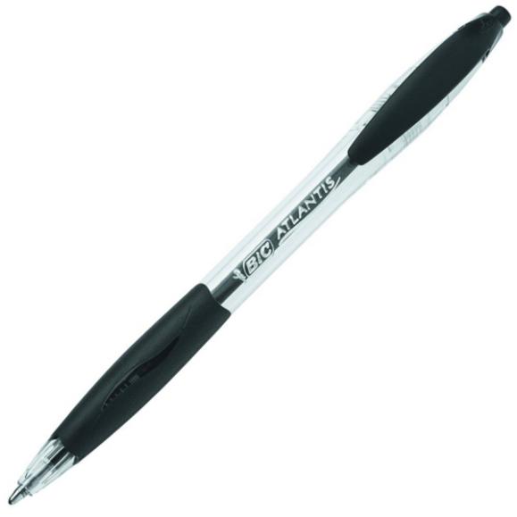  Kulspetspenna Bic Atlantis svart refill