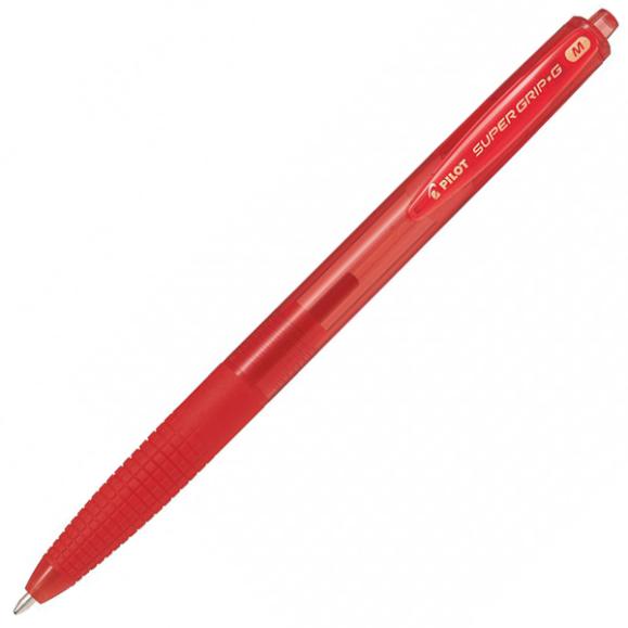 Kulspetspenna Pilot Supergrip G medium röd
