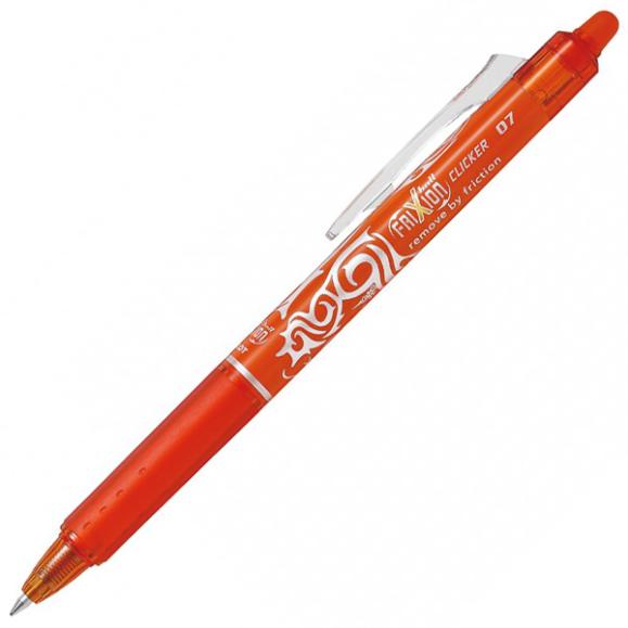  Kulspetspenna Pilot Frixion Click 0,7 raderbar orange patron