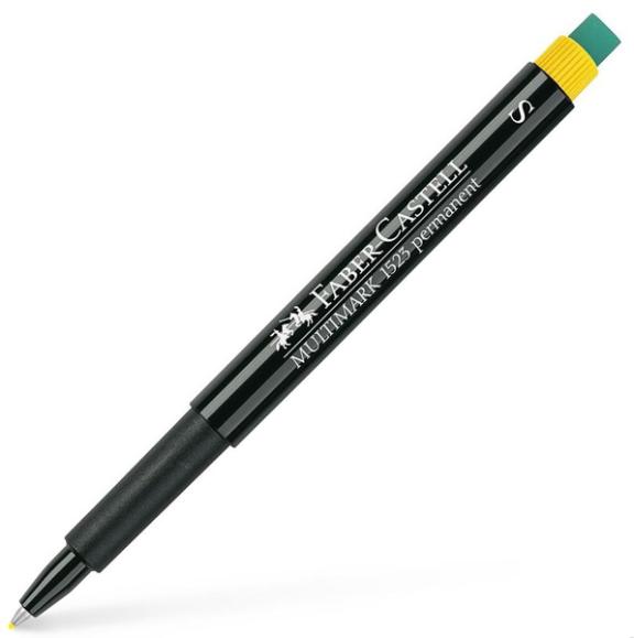  Multimarker Faber Castell permanent s-fine gul