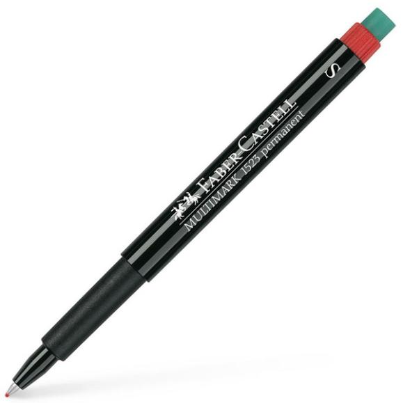  Mutlimarker Faber Castell permanent s-fine röd