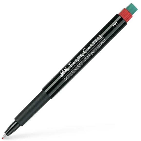  Multimarker Faber Castell permanent fine röd
