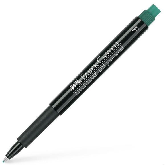  Multimarker Faber Castell permanent fine grön