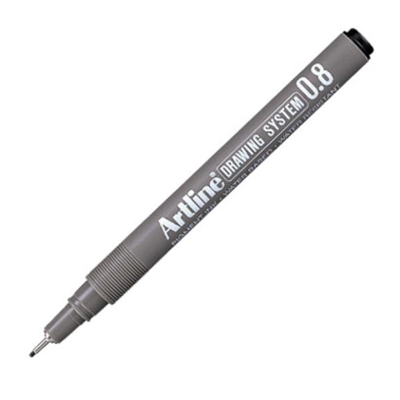  Ritpenna Artline svart