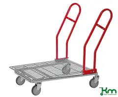  Volymvagn elförzinkad med hyllplan, 1170x700x980mm