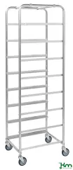  Backvagn för 8st Europabackar med låsbara hjul 460x590x1880mm