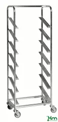  Backvagn för 7st Europabackar med hjul 660x410x1850mm