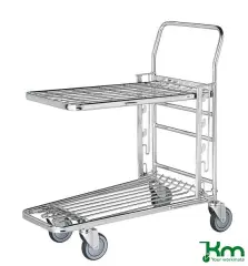  Butik/Lagervagn med ställbart hyllplan