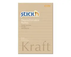  Notes Kraft 150x101mm brun Linjerad