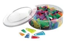  Plastgem blandade tre storlekar