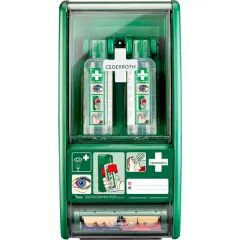  Ögondusch-station Cederroth inkl 2x500ml ögondusch och en plåsterautomat