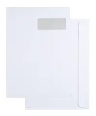  Kuvert C4-H2 fukthäftande vit