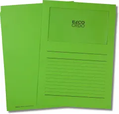  Aktmapp A4+ av papper med fönster med linjering