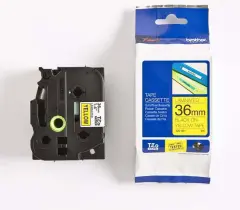  Märktejp Brother TZe-661 36mm svart/gul