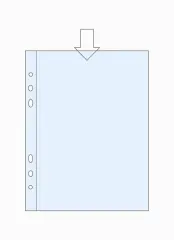  Plastficka A5 0,06mm PP präglad