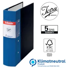  Träryggspärm Jopa A5 60mm rygg blå