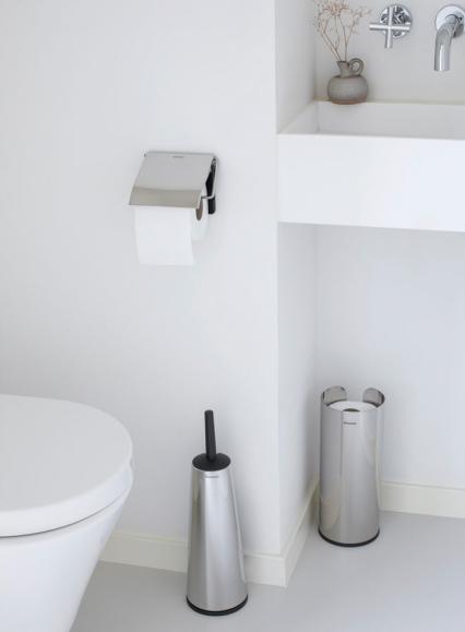  Toalettpappershållare Brabantia metallfärgad