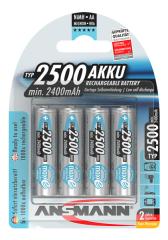  Batteri Ansmann Laddningsbart 2400MAH AA