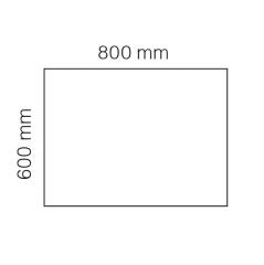 Bordsskiva Viva 80x60cm vit