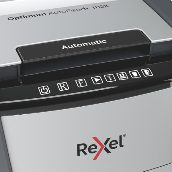  Dokumentförstörare Rexel Optimum AutoFeed+ 100X
