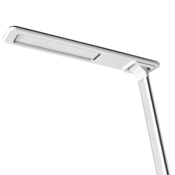  Bordslampa Singapore LED med Qi-laddning och USB-uttag vit