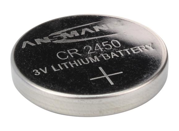  Batteri Ansmann Lithium CR2450 3-volt