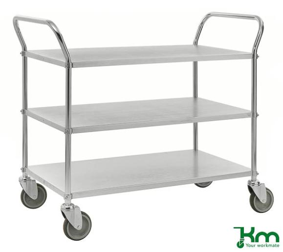  Hyllvagn 3-hyllplan elförxinkad, 1070x550x940mm
