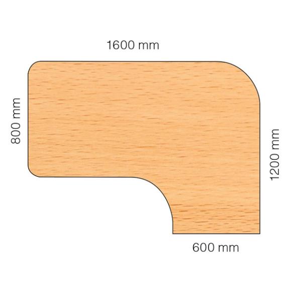  Bordsskiva Viva 1600x800/1200x600mm