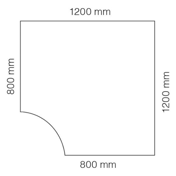  Bordsskiva Viva 1200x1200mm