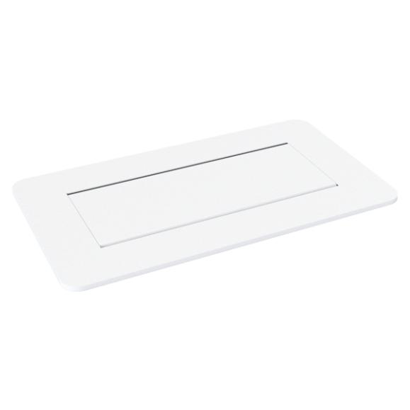  Powerbox Axessline Quickbox med eluttag och 2xUSB-laddare vit