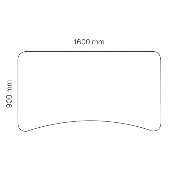  Skrivbord Viva Basic höj- och sänkbart med maguttag