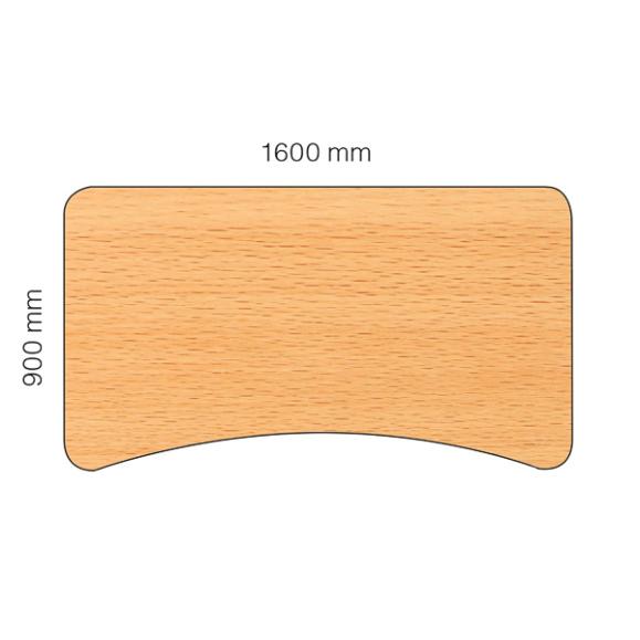  Skrivbord Viva Basic höj- och sänkbart med maguttag