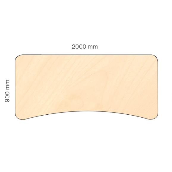  Skrivbord Viva Basic höj- och sänkbart med maguttag