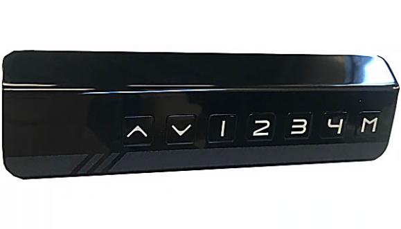  Skrivbord Viva Select höj- och sänkbart med svängd skiva