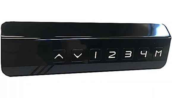  Skrivbord Viva Select höj- och sänkbart med svängd skiva